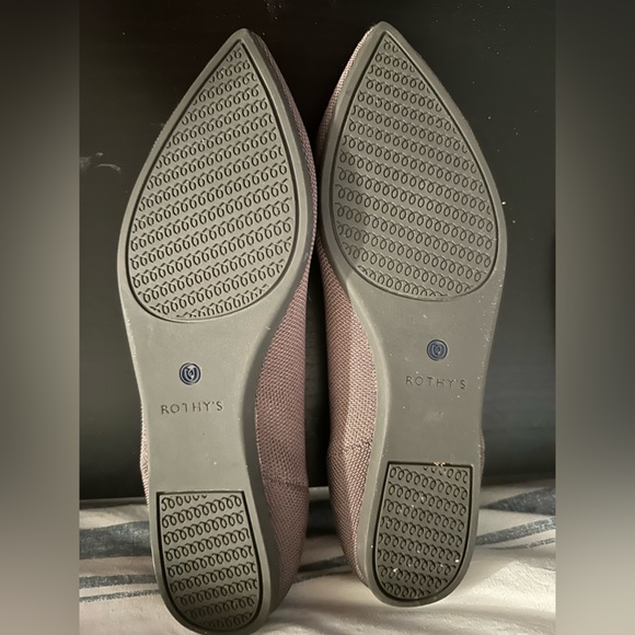 Rothy’s Point flat purple size 10.5 - Picture 2 of 2